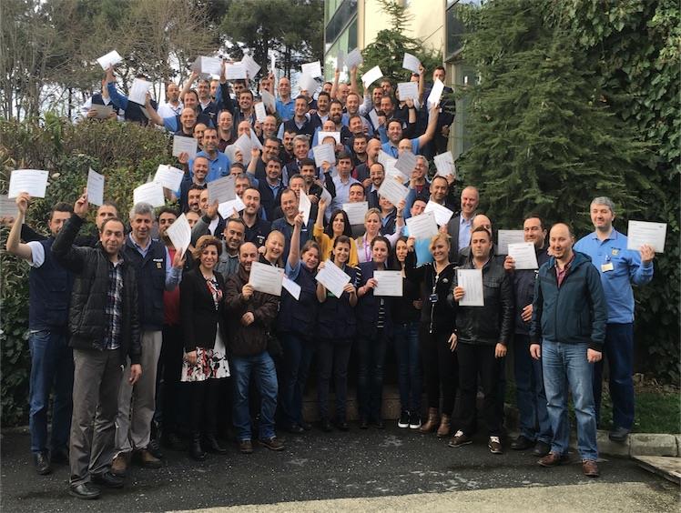 Arçelik Beylikdüzü Fabrikası Teknik Eğitmenlik Sertifika Töreni Yapıldı.
