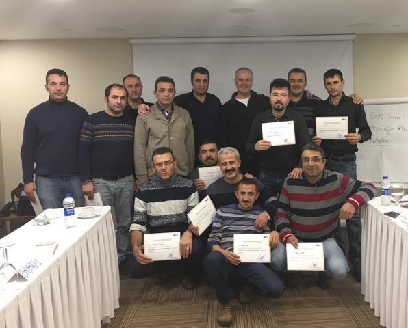 Türk Traktör “Üretim Birim Sorumluları“ İle 'Kendini İfade Etme ve Sunuş Becerileri' 8. Grup Egitimi Tamamlandı.