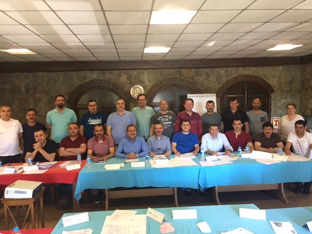 Erdemir Ereğli Fabrikası 2017 Yılı Formen Gelişim Programı 1. Modül “Öz Yönetim Becerileri” 4. Grup Eğitimi Tamamlandı.