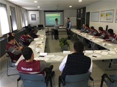 Türk Traktör Ankara Fabrikası  4 Adım Yöntemiyle Teknik Eğitmen Yetiştirme  1. Grup Eğitimi Tamamlandı